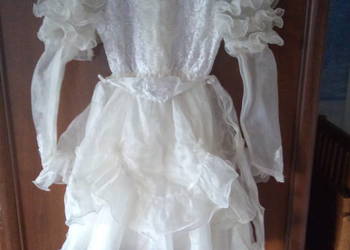 Używany, Sukienka komunijna kolor ecri na sprzedaż  Ostrów Wielkopolski