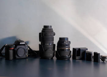 Używany, Nikon d750 + dwa obiektywy na sprzedaż  Lubartów