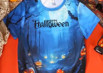Bluzka t-shirt Halloween dynia 128 134 140 146 152 na sprzedaż  Czerwionka-Leszczyny