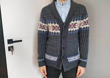 wełniany sweter, rozpinany męski Tommy Hilfiger Denim, L na sprzedaż  Poznań