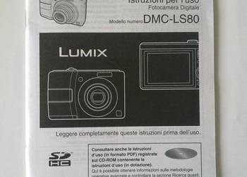 INSTRUKCJA OBSŁUGI - PANASONIC LS80 LUMIX - DUT ITA na sprzedaż  Radom