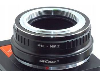Adapter M42 na Nikon Z Z6 Z7 jakość ma znaczenie K&amp;F Concept na sprzedaż  Warszawa