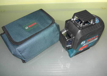 Używany, Laser liniowy płaszczyznowy krzyzowy Bosch GLL 3-80 3x360° na sprzedaż  Jastrzębie-Zdrój