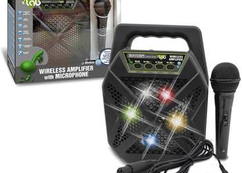 Używany, Wzmacniacz Bezprzewodowy Mikrofon Głośnik Karaoke Efekty na sprzedaż  Mogilany