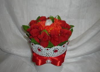 Flower box -w pudełku / donicy, używany na sprzedaż  Ruda Śląska