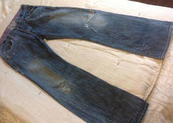 Spodnie jeans męskie River Island r / M SLOUCH dziury, używany na sprzedaż  Nowa Sól