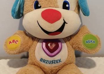 Szczeniaczek uczniaczek, interaktywna, FisherPrice (Pluszak na sprzedaż  Czeladź