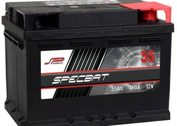 Używany, Akumulator SPECBAT 55Ah 420A EN PRAWY PLUS niski na sprzedaż  Pabianice