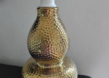 Podstawa lampy, ceramiczna, złota, styl indyjski, glamour na sprzedaż  Legnica