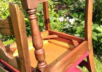 Krzesła drewno okres PRL cena za wszystkie! na sprzedaż  Żary