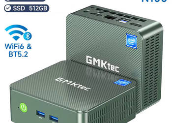 Zestaw komputerowy GMKtec G3, monitor, klawiatura, mysz do pracy i gry na sprzedaż  Zamość
