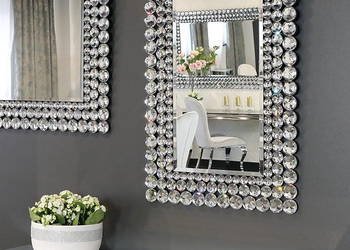 Lustro na ścianę 0533-08 glamour wiszące salon przedpokój na sprzedaż  Warszawa