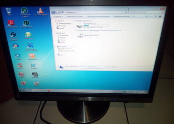 Monitor 22 ASUS z głośnikami i kablem HDMI do telewizji, używany na sprzedaż  Warszawa