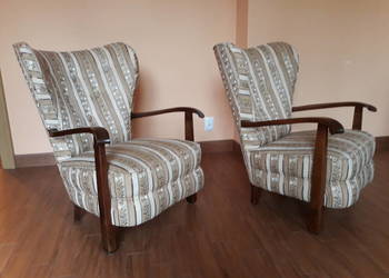 Fotele tapicerowane atłasem Meble stylowe po renowacji na sprzedaż  Mrozy