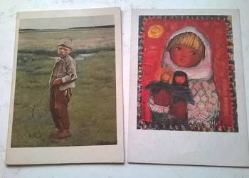 pocztówki (widokówki) - malarstwo, obrazy, różne tematy, używany na sprzedaż  Warszawa
