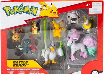 Figurka Pokemon Zestaw 8 figurek Yamper Wooloo Pikachu Morpe na sprzedaż  Mogilany