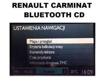Renault Carminat Bluetooth CD polskie menu pl lektor map na sprzedaż  Łódź
