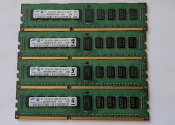 Używany, 2GB X 4 DDR3 ECC PC3-10600R SAMSUNG M393B5773CH0-CH9 na sprzedaż  Zielona Góra
