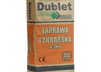 Używany, DUBLET Zaprawa Tynkarska 25kg na sprzedaż  Gdów