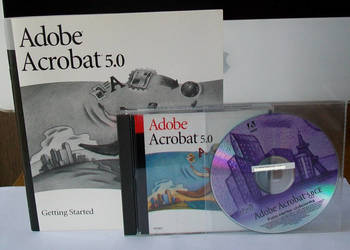Adobe Acrobat 5.0 Box na Mac'a, używany na sprzedaż  Brzeg