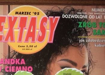 Gazeta czasopismo Extasy nr 1 - 1995 rok, premiera w Polsce na sprzedaż  Rzeszów