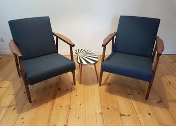 Używany, Fotel PRL ,,lisek” model B – 7727 Radomsko  lata 70 vintage na sprzedaż  Szczecin