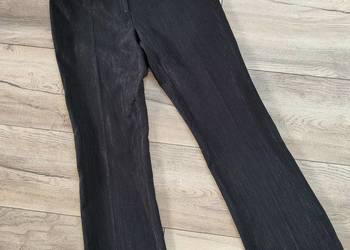 Czarne spodnie eleganckie Szerokie Dzwony Vintage y2k, używany na sprzedaż  Jasło