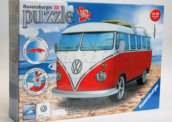 Używany, Puzzle 3D Ravensburger Volkswagen Bus Bulli T1 na sprzedaż  Lublin