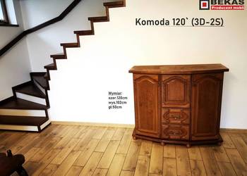 Nowy Barek 120` Komoda (3D-2S) Stylowy Dąb Rustikalny Producent BEKAS Meble, używany na sprzedaż  Warszawa