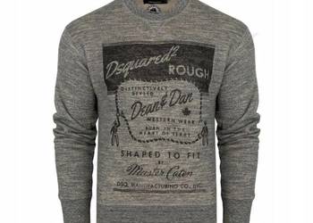 Nowa Bluza DSQUARED2 Rough Zip Grey org na sprzedaż  Szczecin