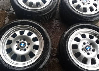 BMW Felgi aluminiowe 16 z oponami letnimi  205/55/16 na sprzedaż  Nysa