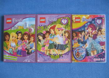 Używany, Lego Friends, 3 płyty DVD (10 odcinków), polski dubbing na sprzedaż  Poznań