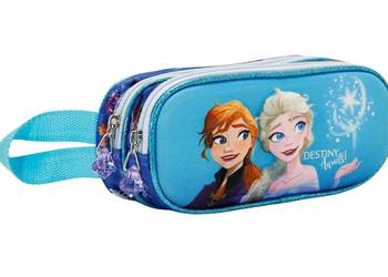 Piórnik 2 Przegrody Disney Frozen 2 Saszetka 3D Kraina Lodu na sprzedaż  Mogilany