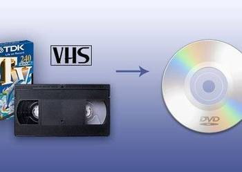 Przegrywanie kopiowanie kaset wideo VHS na płyty CD/DVD na sprzedaż  Piaseczno