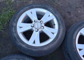 4x Alufelgi 7j et59 SEAT Altea Alhambra Leon Toledo felgi 16&quot; 5x112 Koła na sprzedaż  Brześć Kujawski