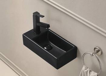 UMYWALKAUMYWALKA nablatowa / ŚCIENNA 40x20 CZARNA mat black, używany na sprzedaż  Choroszcz