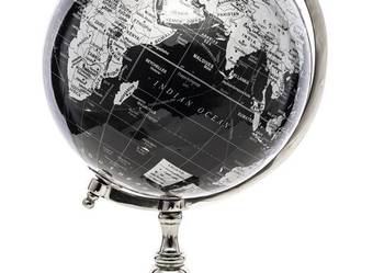 Srebrny czarny stylowy globus na biurko dekoracja 125514 na sprzedaż  Limanowa