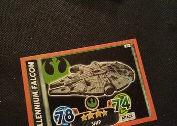 Używany, Karta Star wars force attax Millennium Falcon na sprzedaż  Warszawa