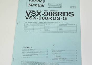 Instrukcja serwisowa, manual service, Pioneer VSX-908RDS na sprzedaż  Bogatynia
