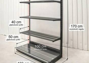 Regał WIRELAND Solid York 170x103 cm 3 półki kratowane MODUŁ DOSTAWNY na sprzedaż  Chmielów