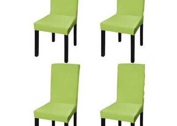 vidaXL Elastyczne pokrowce na krzesła, 4 szt., zielone, używany na sprzedaż  Warszawa