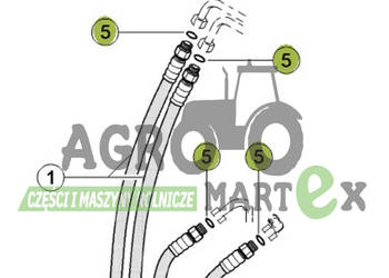 Używany, 0005809120, 05809120, 5809120 PIERŚCIEŃ OGRANICZ 1/2&quot; CLAAS na sprzedaż  Wichrów