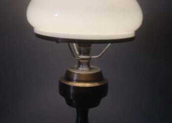 lampa stołowa mosiężna elektryczna, w stylu art deco, 1X60 W, używany na sprzedaż  Gdańsk