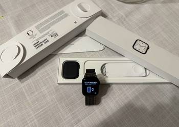 Apple Watch Series 7 45mm GPS + CELLULAR LTE stan BDB kpl. pasek NIKE na sprzedaż  Brzozów