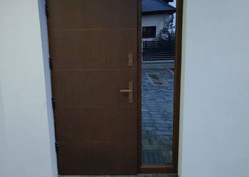 drzwi zewnetrzne drewniane PRODUCENT!! ZAPRASZAM, używany na sprzedaż  Płock