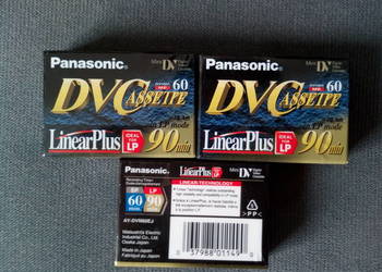 Używany, Kaseta Panasonic DVC Mini DV 60 LP90 min AY-DVM60EJ na sprzedaż  Kąty Wrocławskie