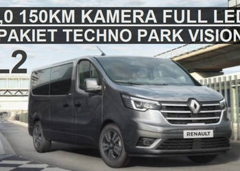 Używany, Renault Trafic L2 150KM 2,0 Klima tył Full Led DużyEkran Kamera Ciemne szy… na sprzedaż  Szczecinek