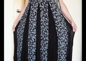 Czarna NOSTALGIA sukienka indyjska na każdą okazję M/L na sprzedaż  Konin