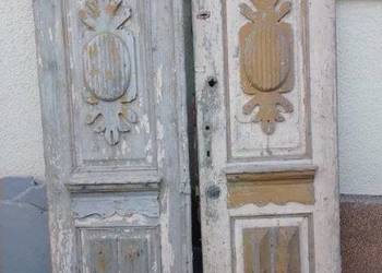 Używany, Stare, ładne drzwi zewnętrzne/ wejściowe z kompletem kluczy na sprzedaż  Bartkowa-Posadowa