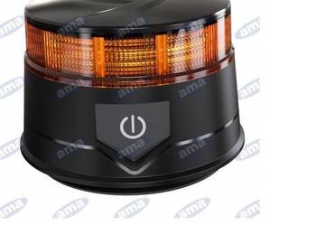 Lampa ostrzegawcza LED 12-24V akumulatorowa, na magnes na sprzedaż  Przedbórz